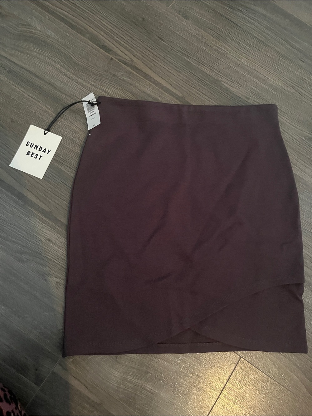 Sunday Plum grey Mini Skirt